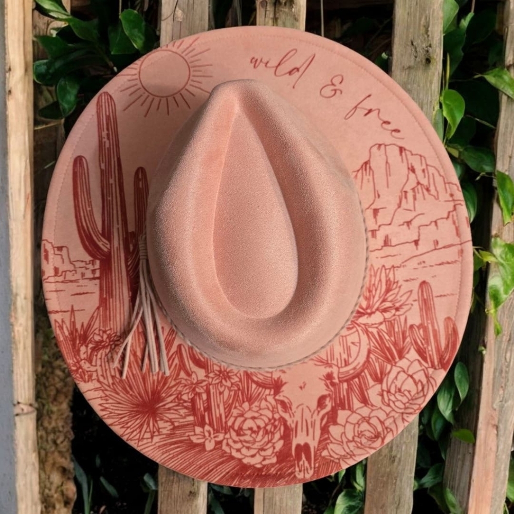 A Beautiful Engraved Felt Hat